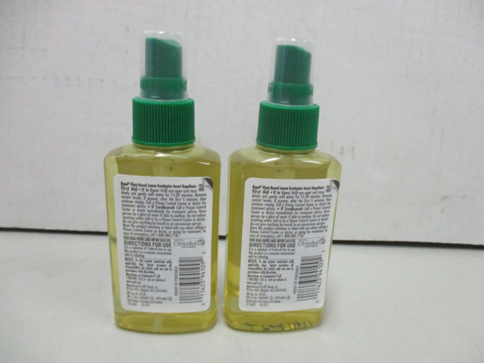 (2 Pack) Repel Lemon Eucalyptus Insect Repellent 4oz – DEET-FREE Mosquito Spray,