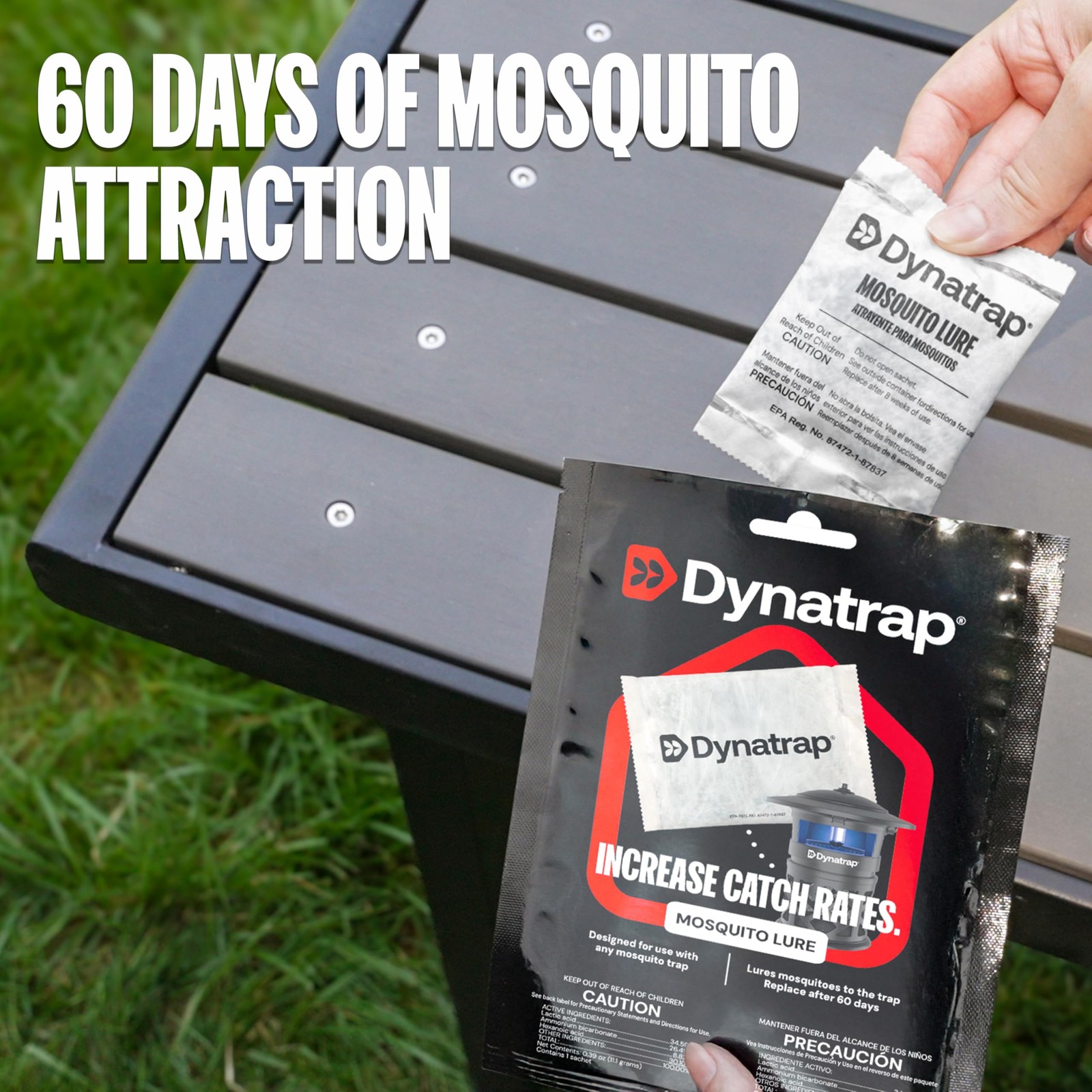 DynaTrap 100611 Atrakta Mosquito Lure Sachet for Any One Size, White