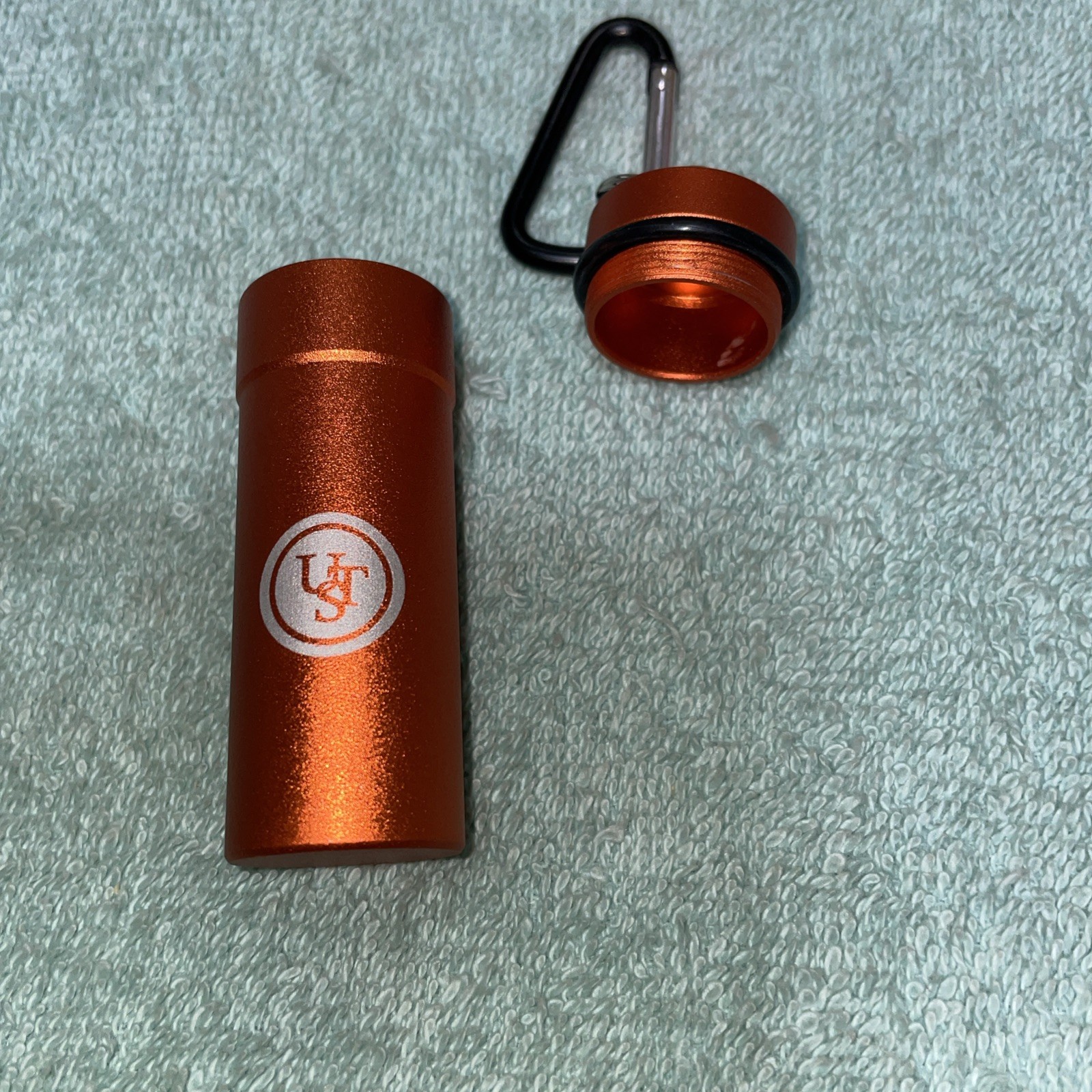 UST Waterproof Aluminum Orange Container 3 Inch High New