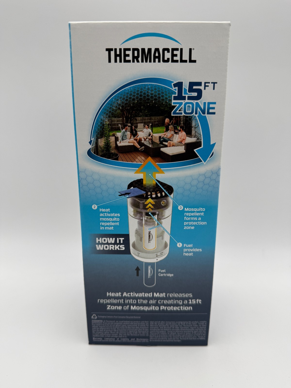 Thermacell Patio Shield Mosquito Repeller Outdoor Mosquito Repellent 15 ft Zone