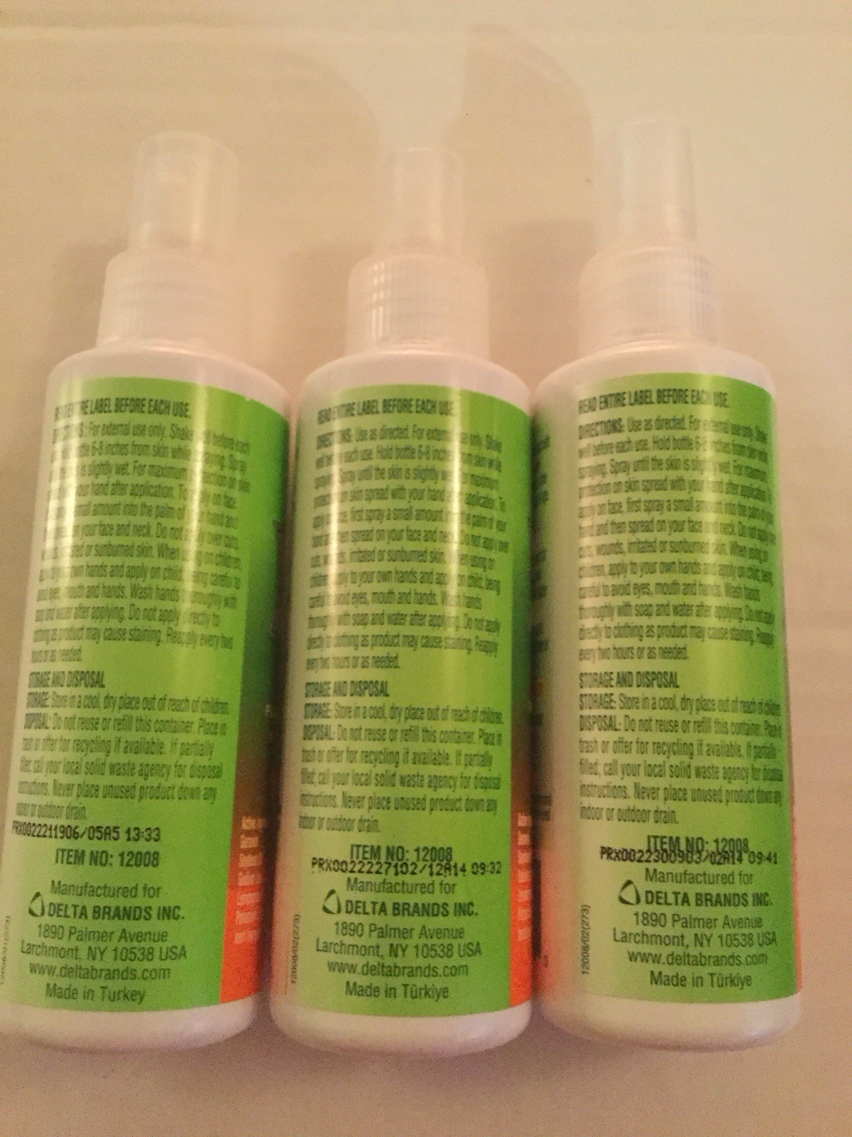 3 Personal Care insect repellent spray plant based 3 fl oz each total 9 oz