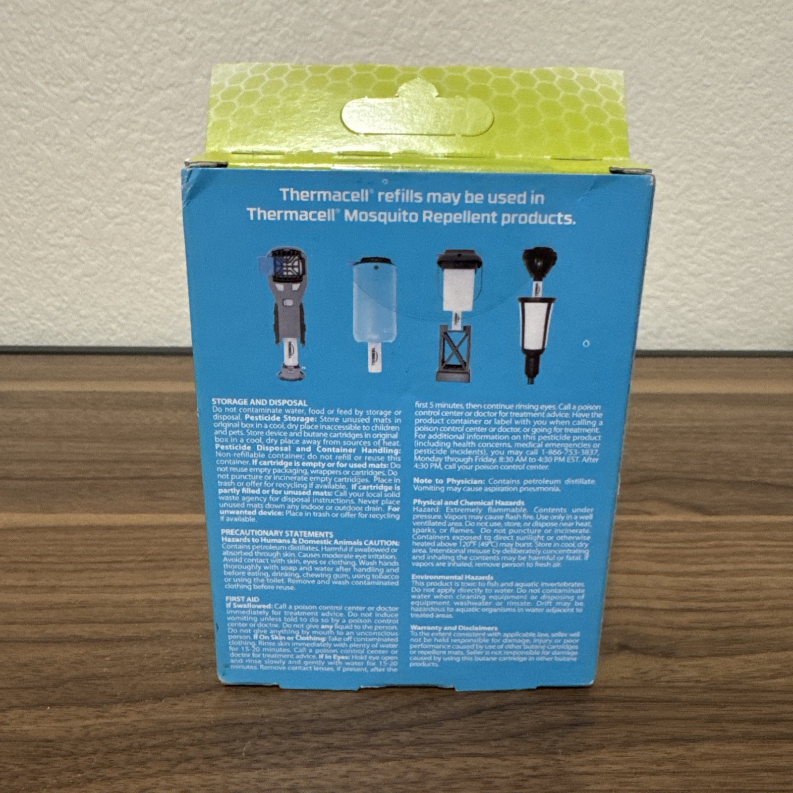 Thermacell Max Life Mosquito Repeller Refill Pack 4 Cartridges + 4 Mats NEW