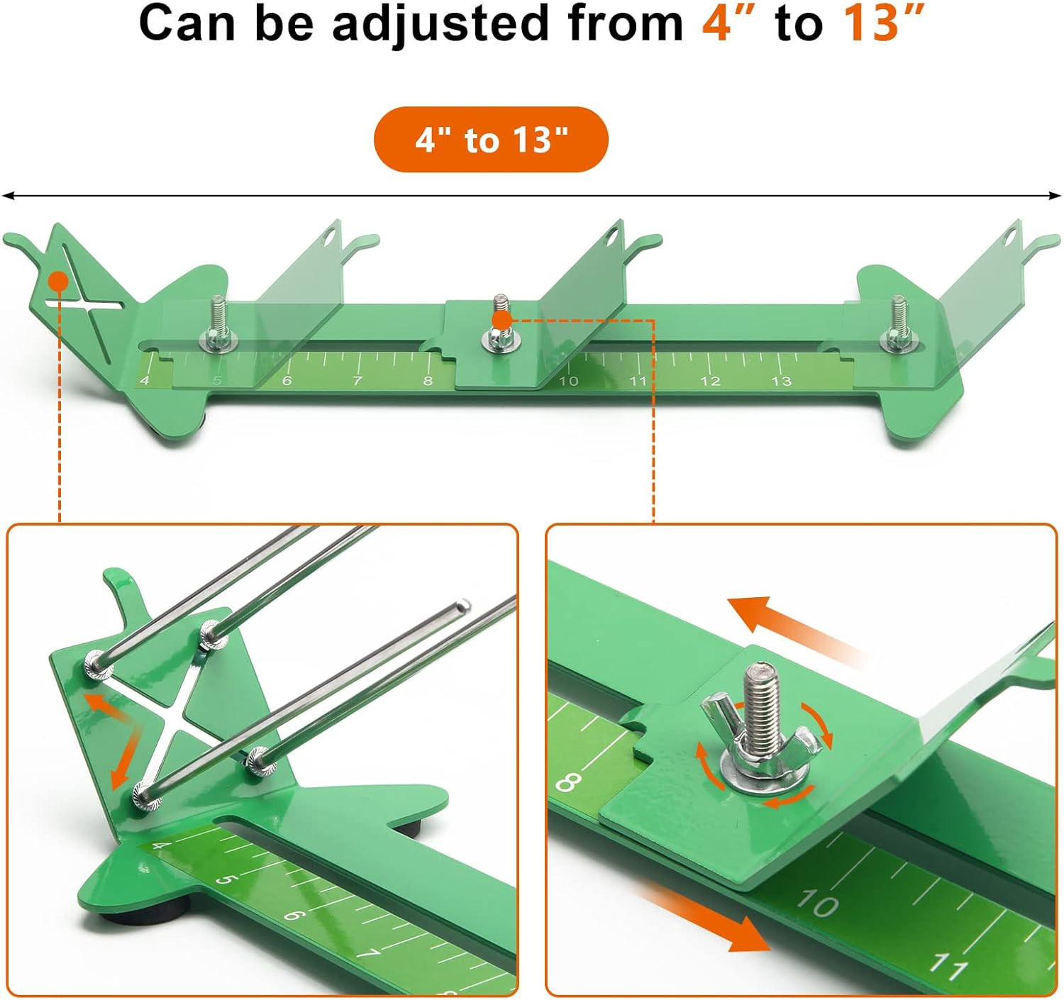 2 in 1 Paracord Bracelet Jig, Paracord Bracelet Making Kit, Adjustable Length DI