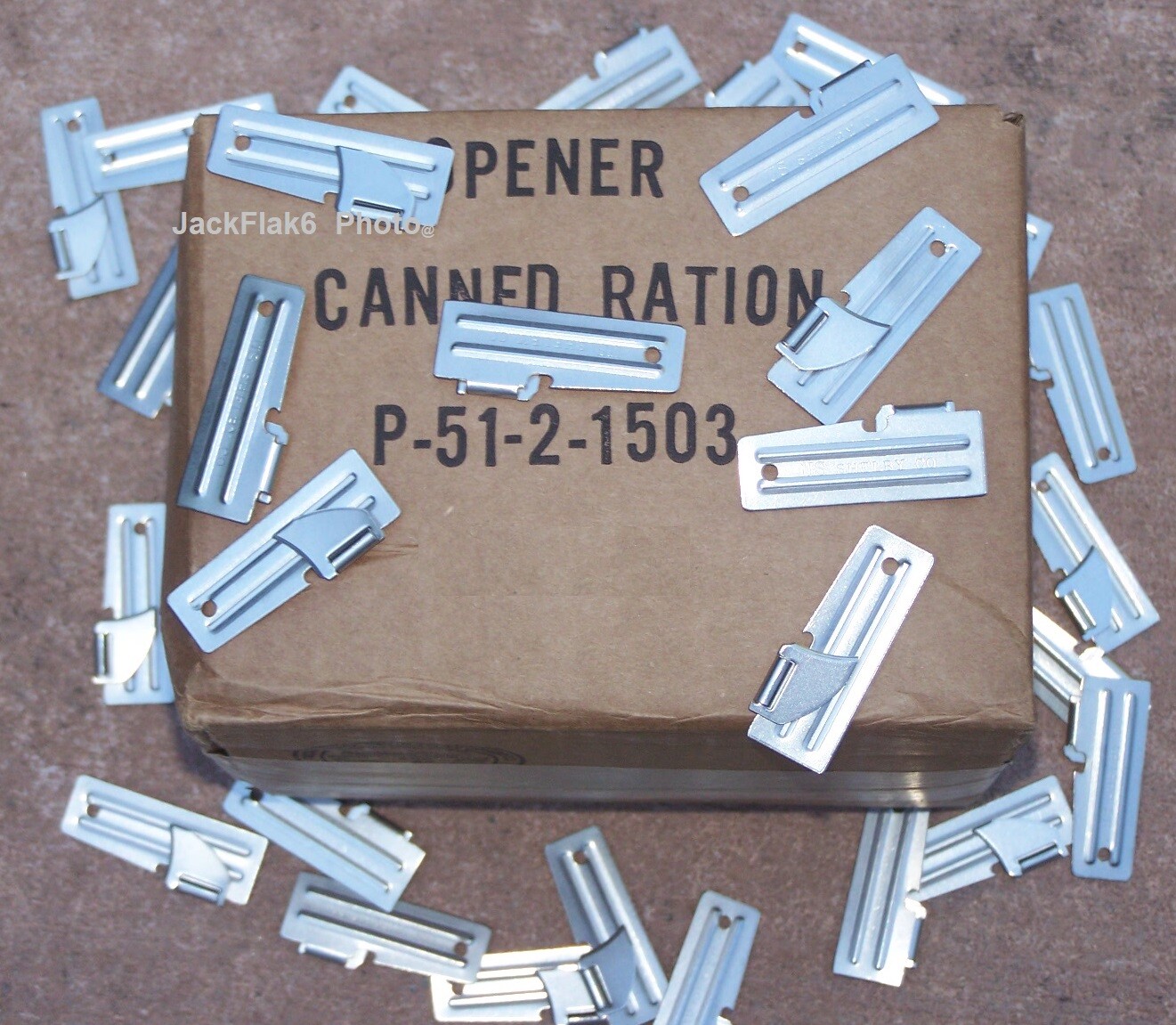 25 P-51 Can Opener Shelby Co USA Military Issue Stainless f/ Mess Hiking Camping