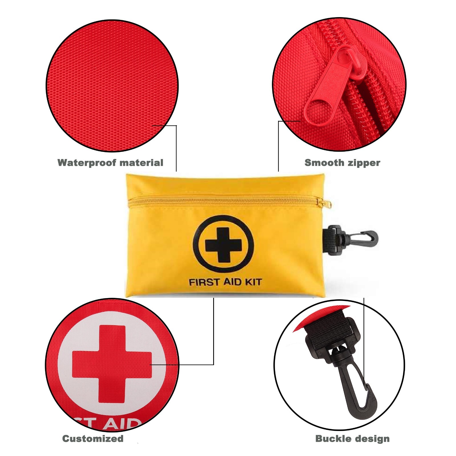 151 Pcs First Aid Kit Medical Emergency Trauma Military Survival Travel IFAK EMT