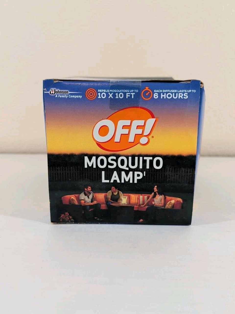 Off! Mosquito Lamp – 1 Reusable Lamp, 1 Candle, 1 Insect Repellent Pad NOS New