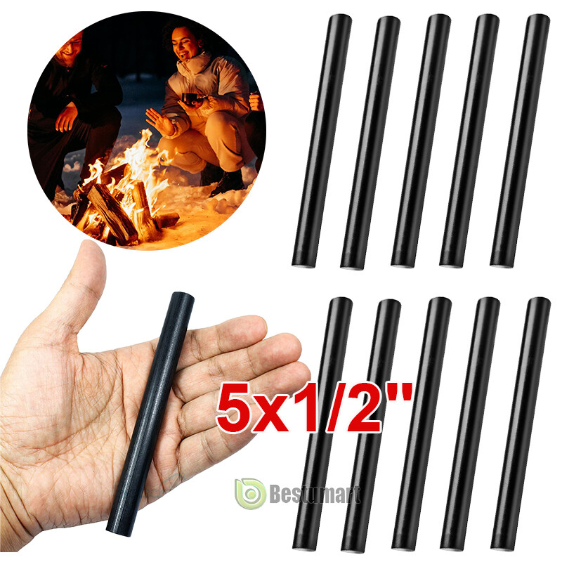 lot 1-10 Huge 1/2″x5 inch EDC Ferro Rod Fire Starter Ferrocerium Flint Survival