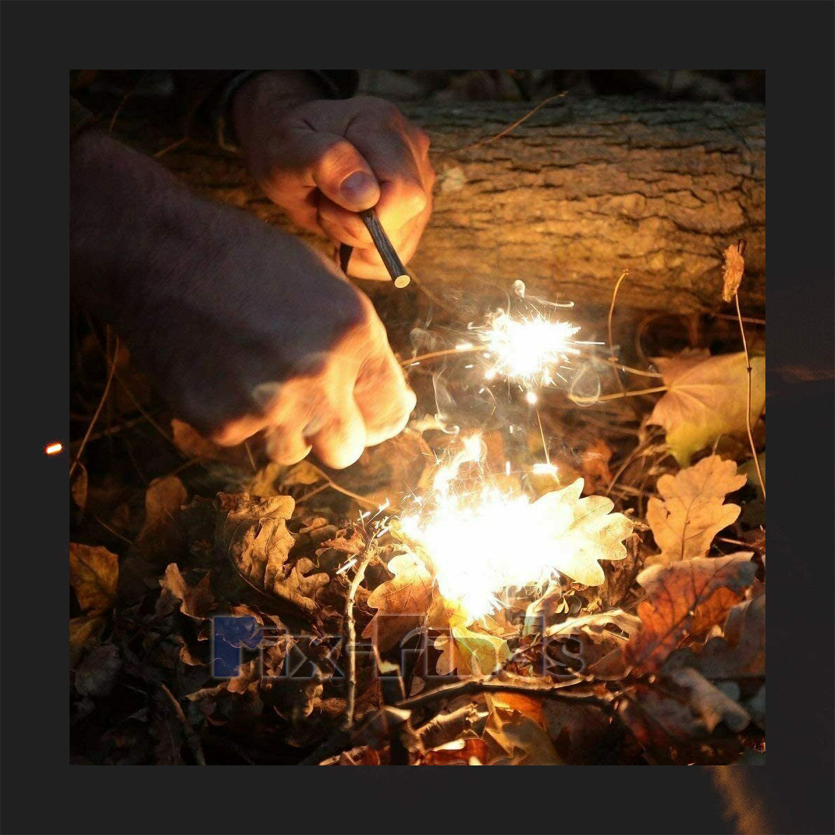 Lot Outdoor Survival Ferrocerium Flint Fire Starter Magnesium Ferro Rod Camping
