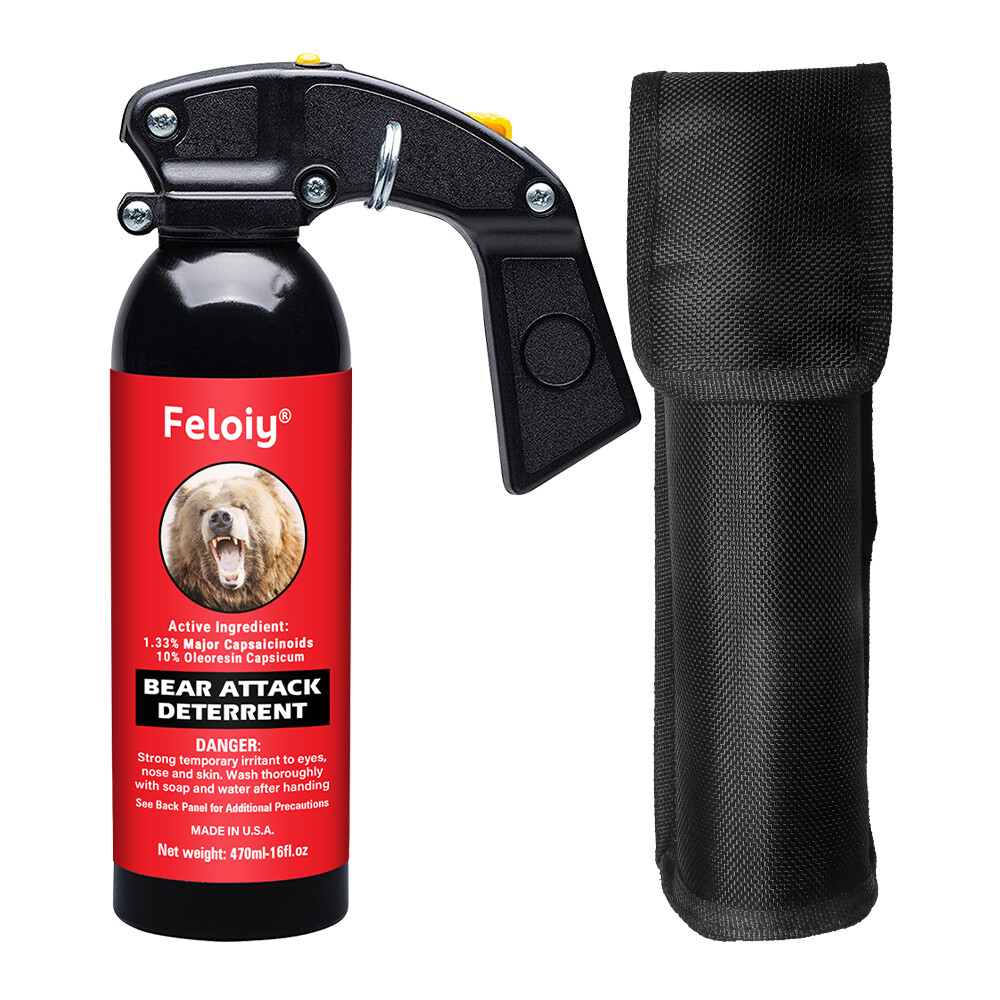 Feloiy Pepper Self Defense Spray Holster – 16 oz