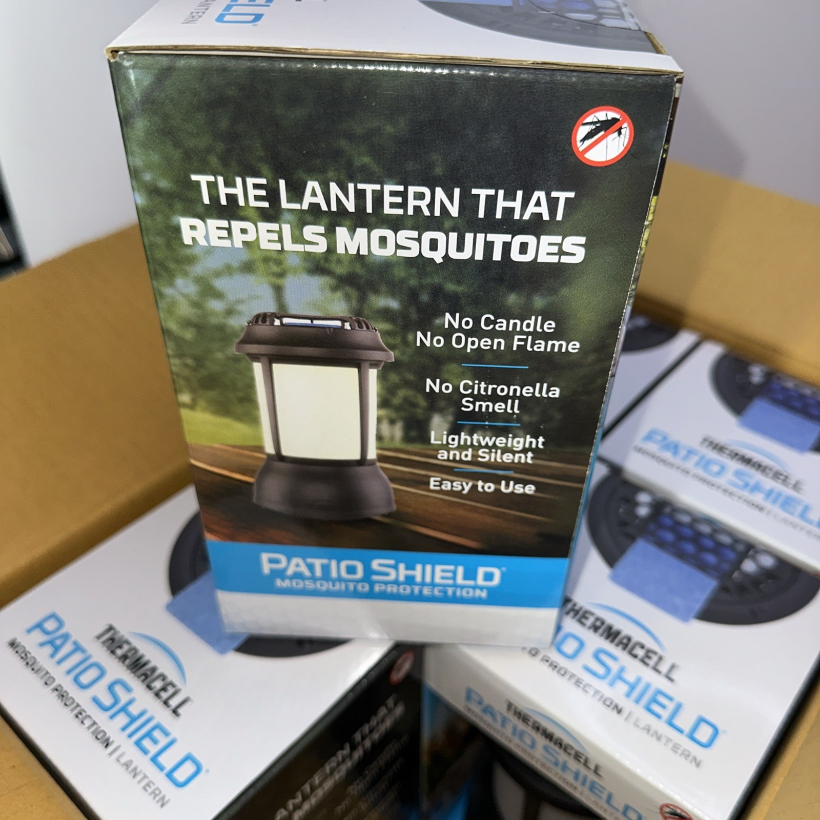 Thermacell Patio Shield Mosquito Protection Lantern 15ft Repellent Zone