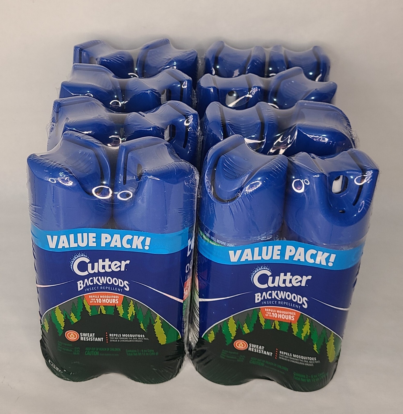 16 Can Lot 25% Deet Cutter Backwoods Mosquito Repellent 6oz 25 Percent DEET
