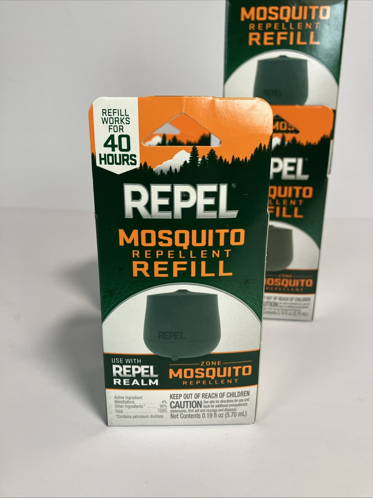 Repel Realm Zone Mosquito Repellent Refills – Refill 4 Pack Bundle Lot BRAND NEW