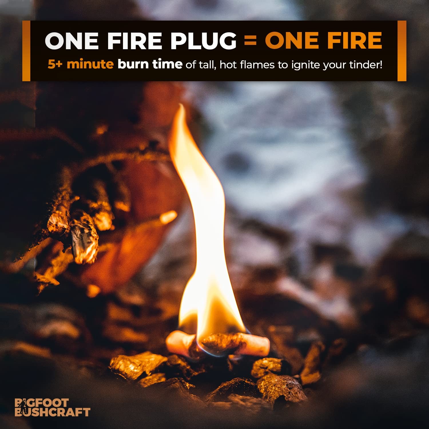 Nontoxic Waterproof Fire Starters With 5+ Minute Burn For Emergencies Survival C