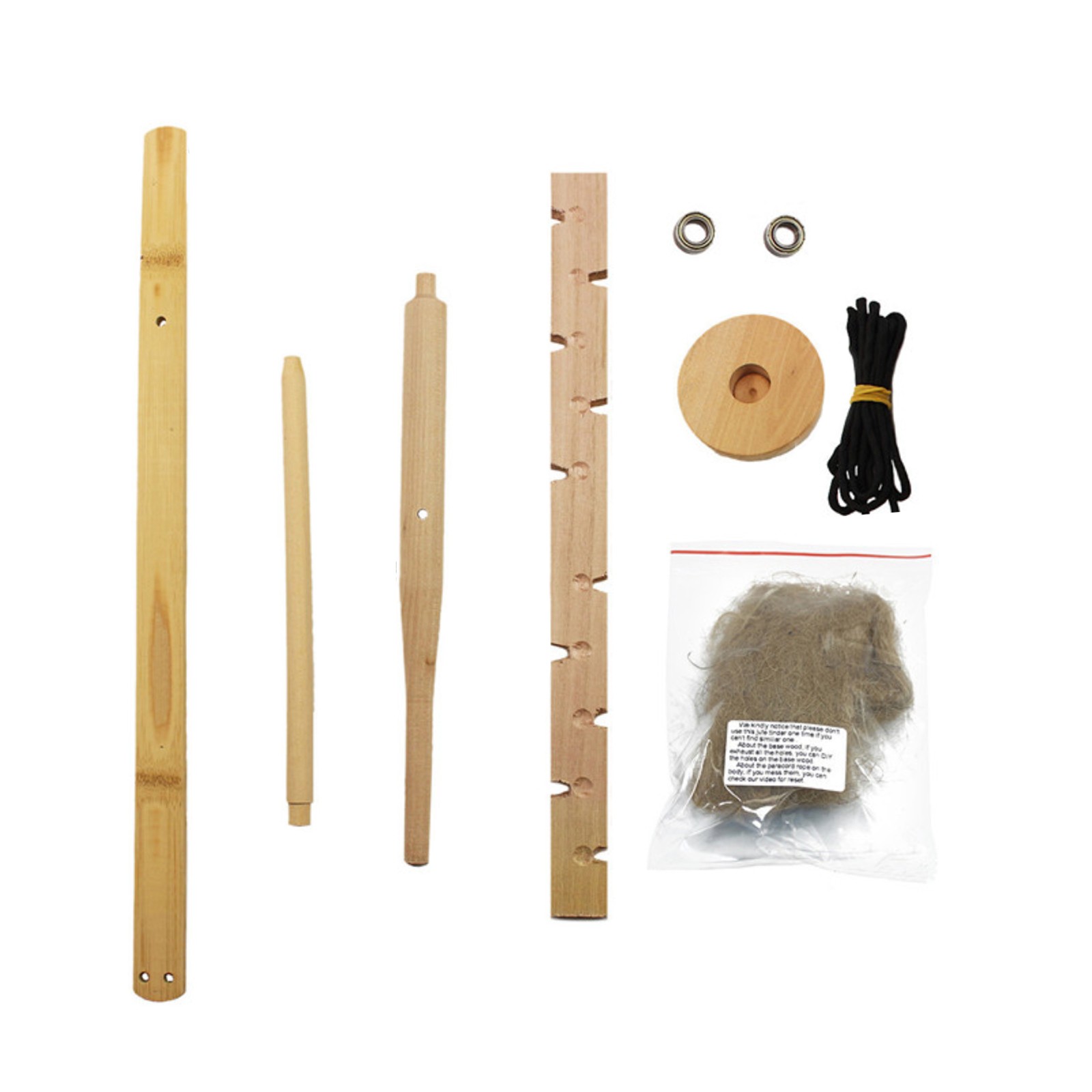 Outdoor Primitive Fire Starter Tool Wood Bow Drill Survival Friction single