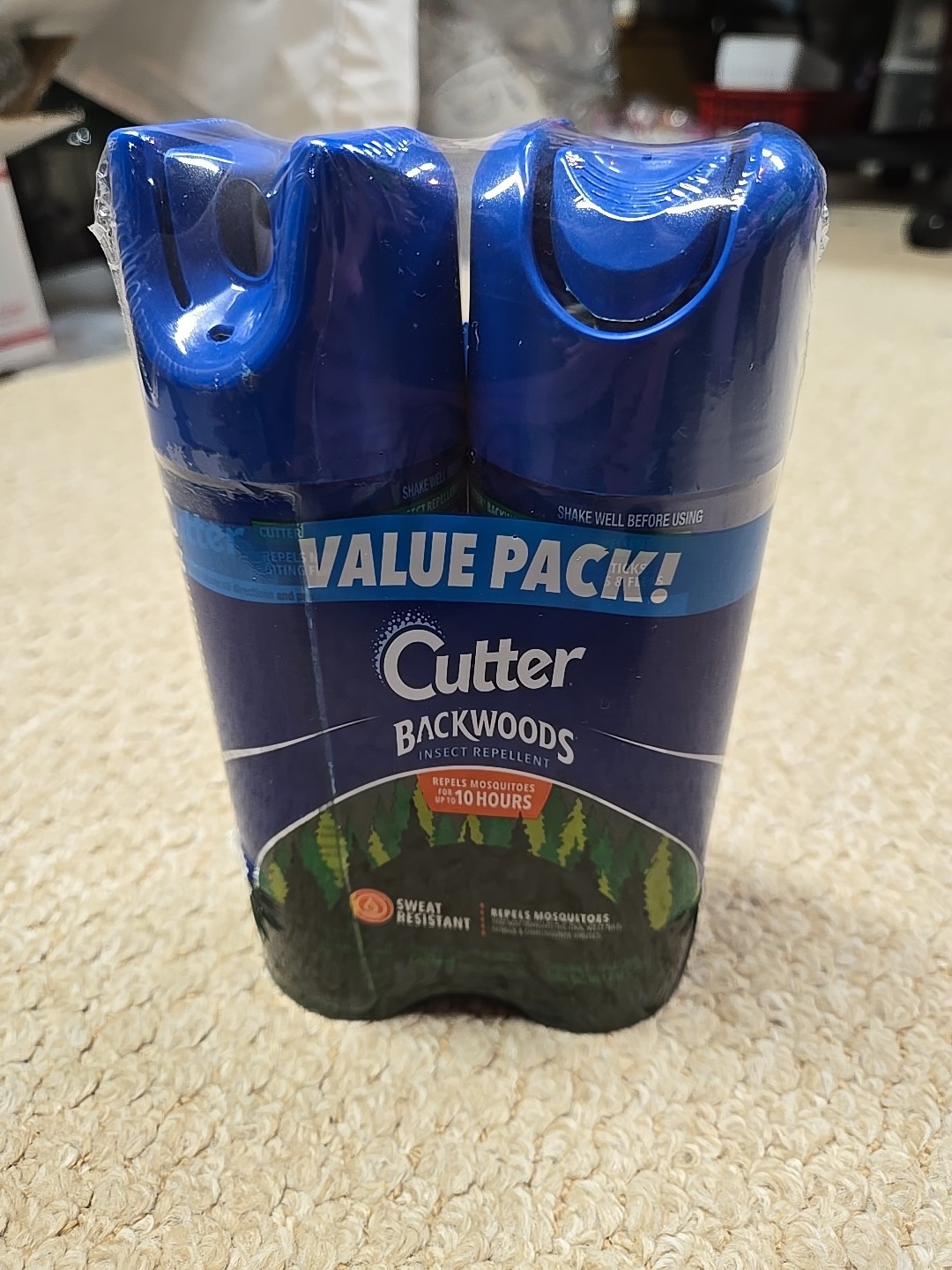 NEW Cutter Backwoods Mosquito – Insect Repellent Twin Pack 6ox X2 25% DEET