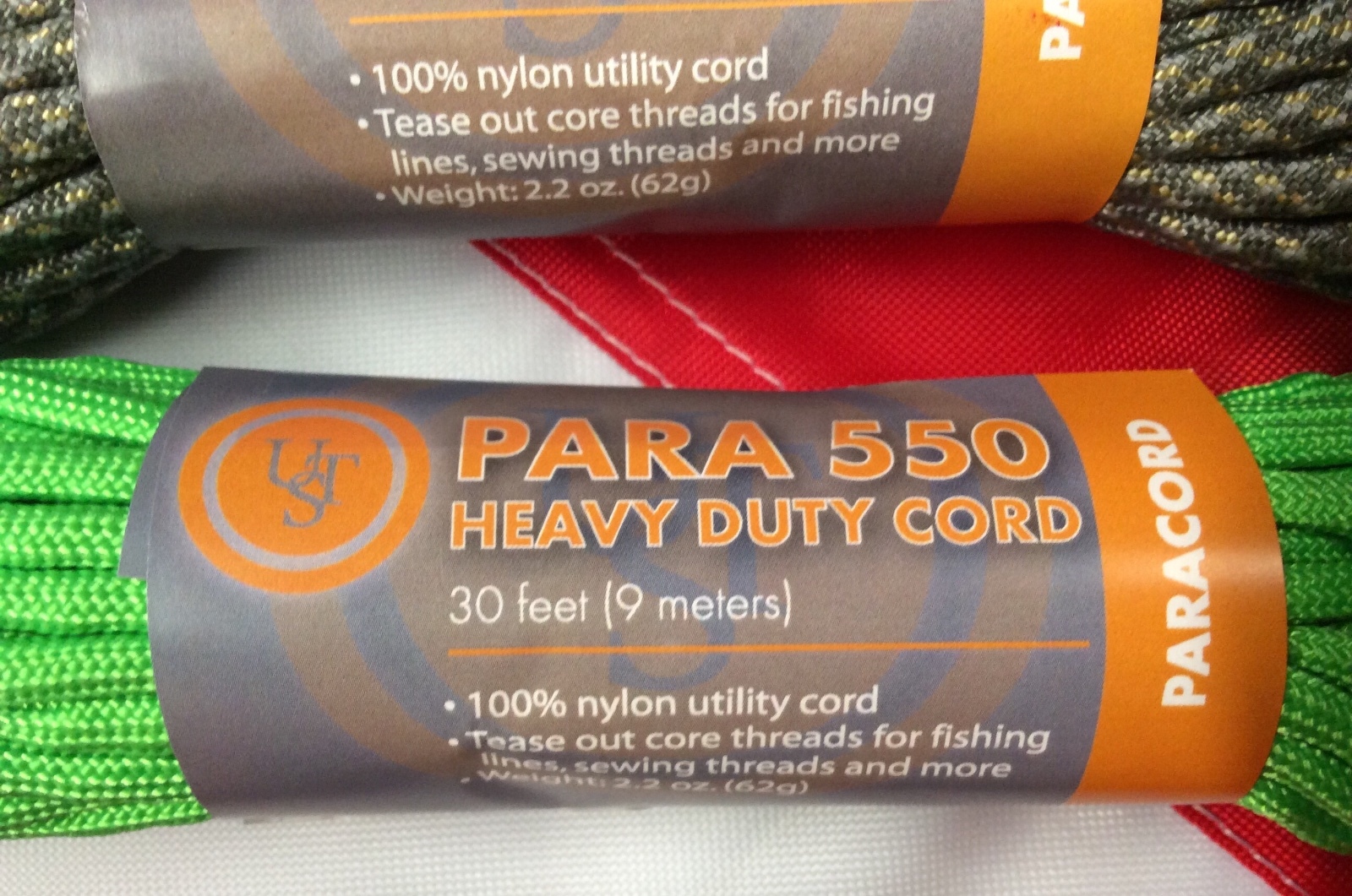 PARACORD 550 heavy duty cord 30ft survival emergency preparadness disaster UST