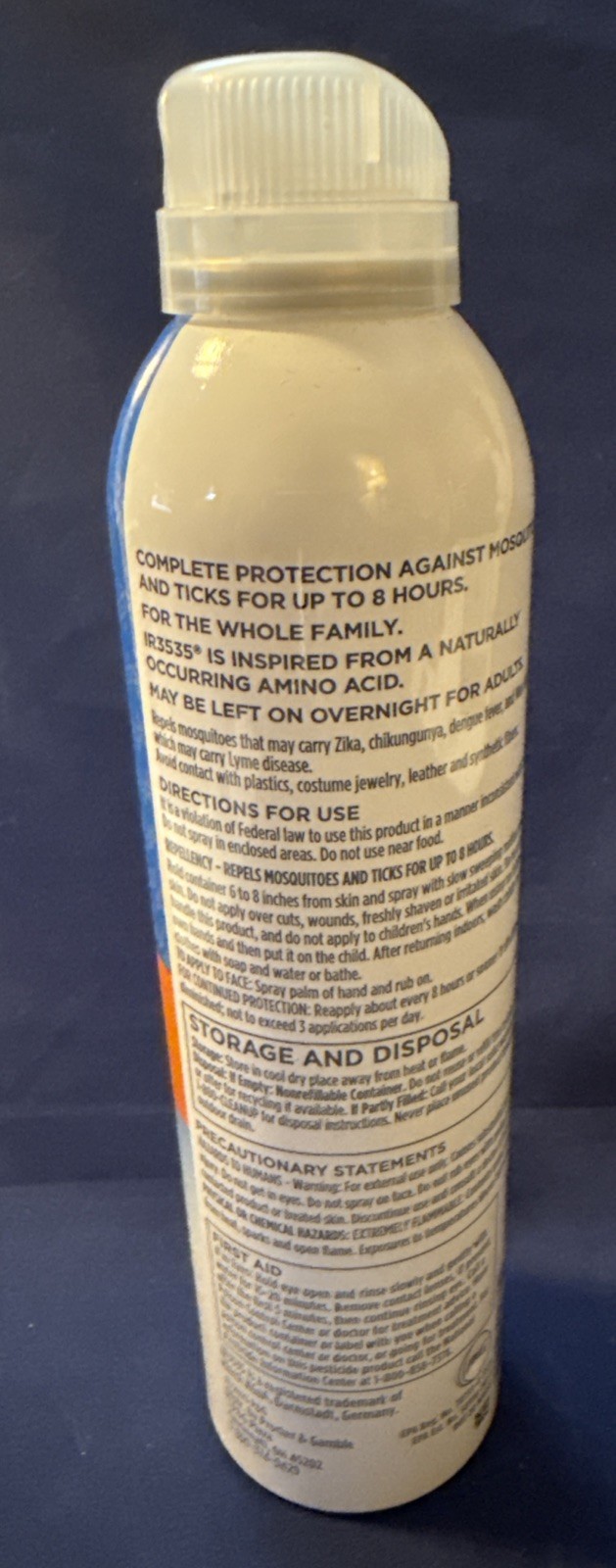 ZEVO On-Body Mosquito & Tick Insect Repellent Spray -Odorless -Non Sticky – 6oz.