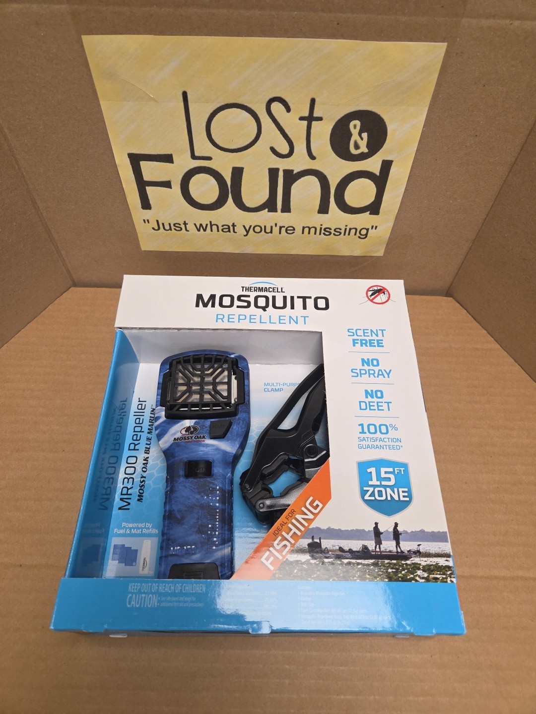 Thermacell Mosquito Repellent MR300 Repeller Mossy Oak Blue Marlin *NEW*