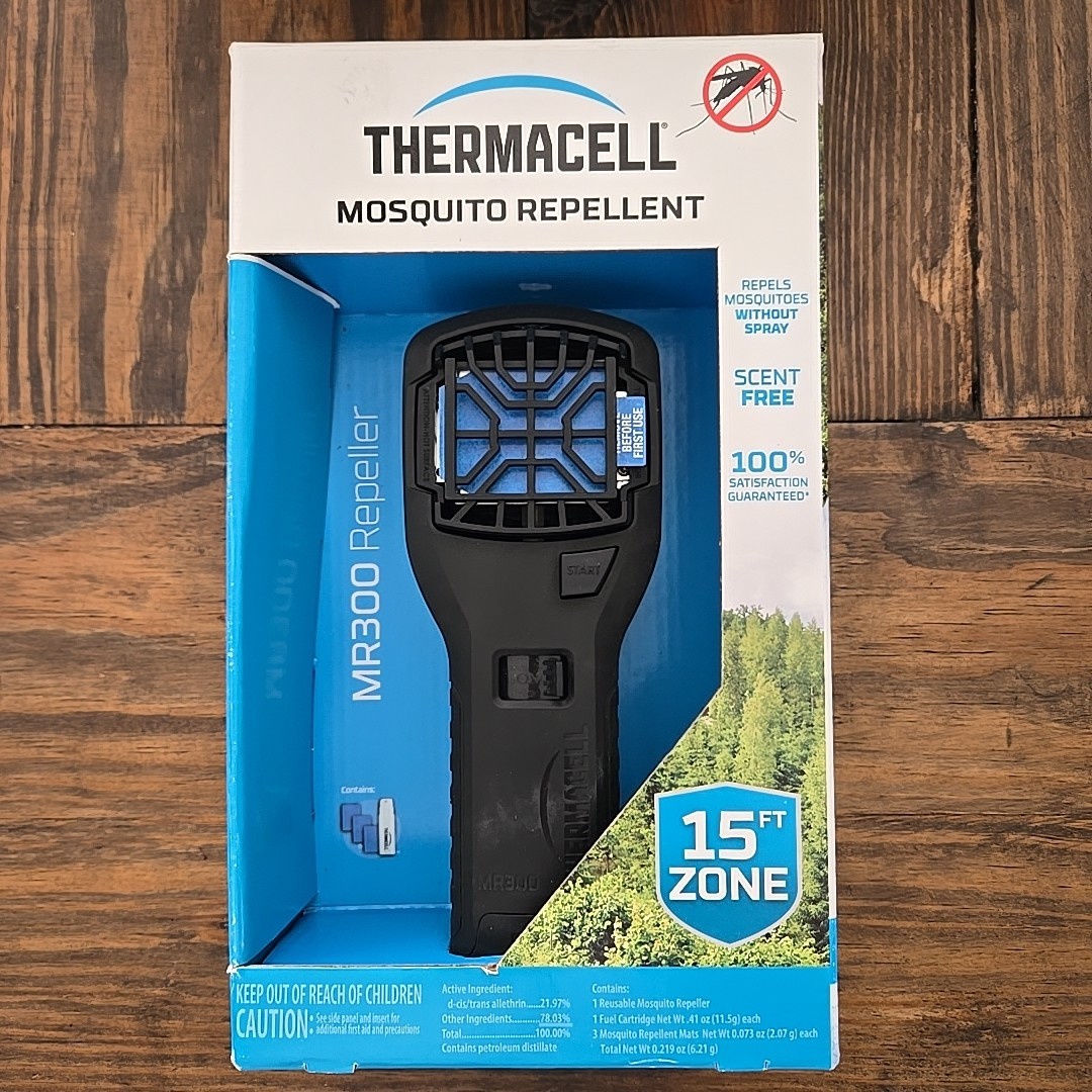 Thermacell Mosquito Portable Repeller Including 3 Mats 1 Fuel Cartridge