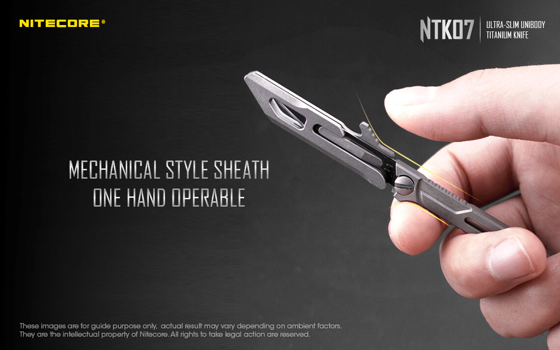 NITECORE NTK07 Titanium Knife for EDC