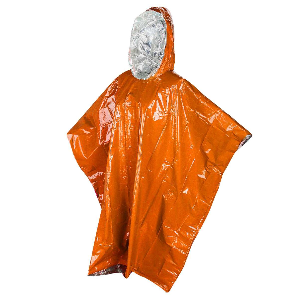 4pack Reusable Waterproof Windproof Emergency Survival Rain Poncho Camping