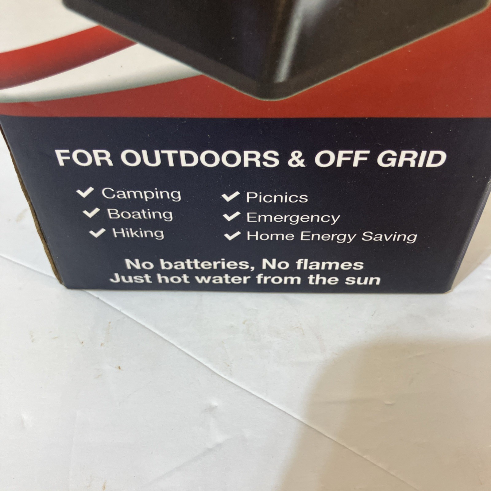 4 Patriots Sun Kettle Water Heater Portable Solar Thermos 16.9fl oz Camping Cook