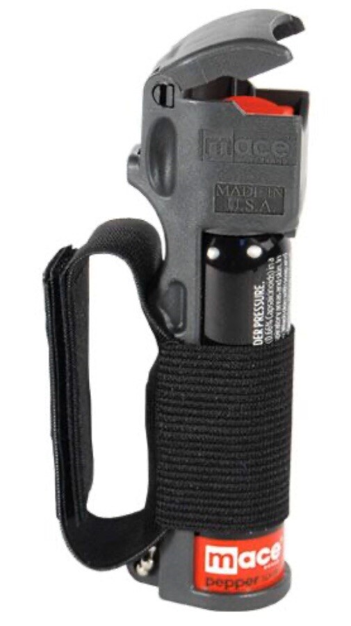 POLICE Safety Mace Pepper Spray Keyring 2% JOGGER RUNNER Self HOME Defense SPORT