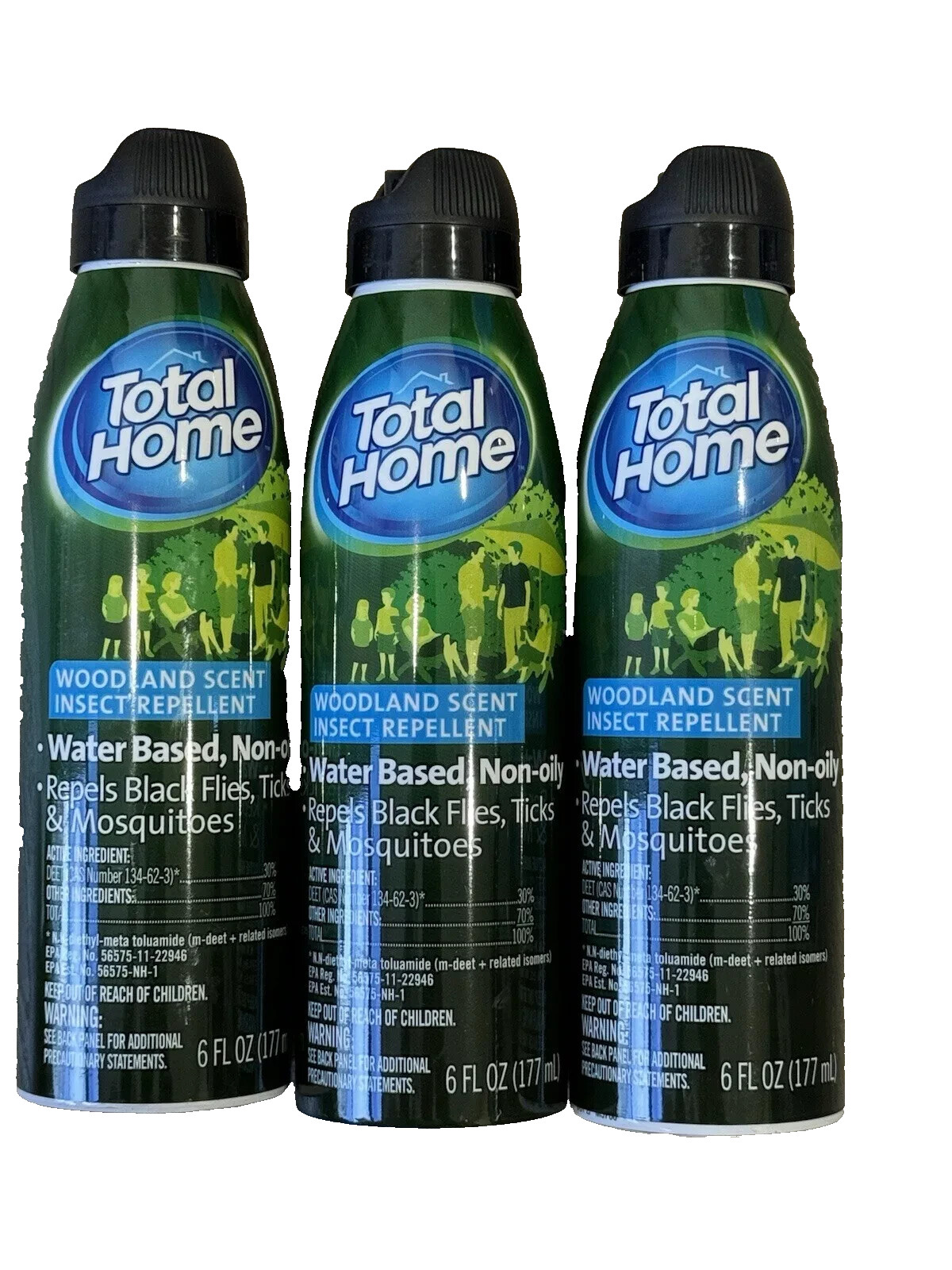 Total Home Woodland Scent Insect Repellent 6oz New Fast Shipping