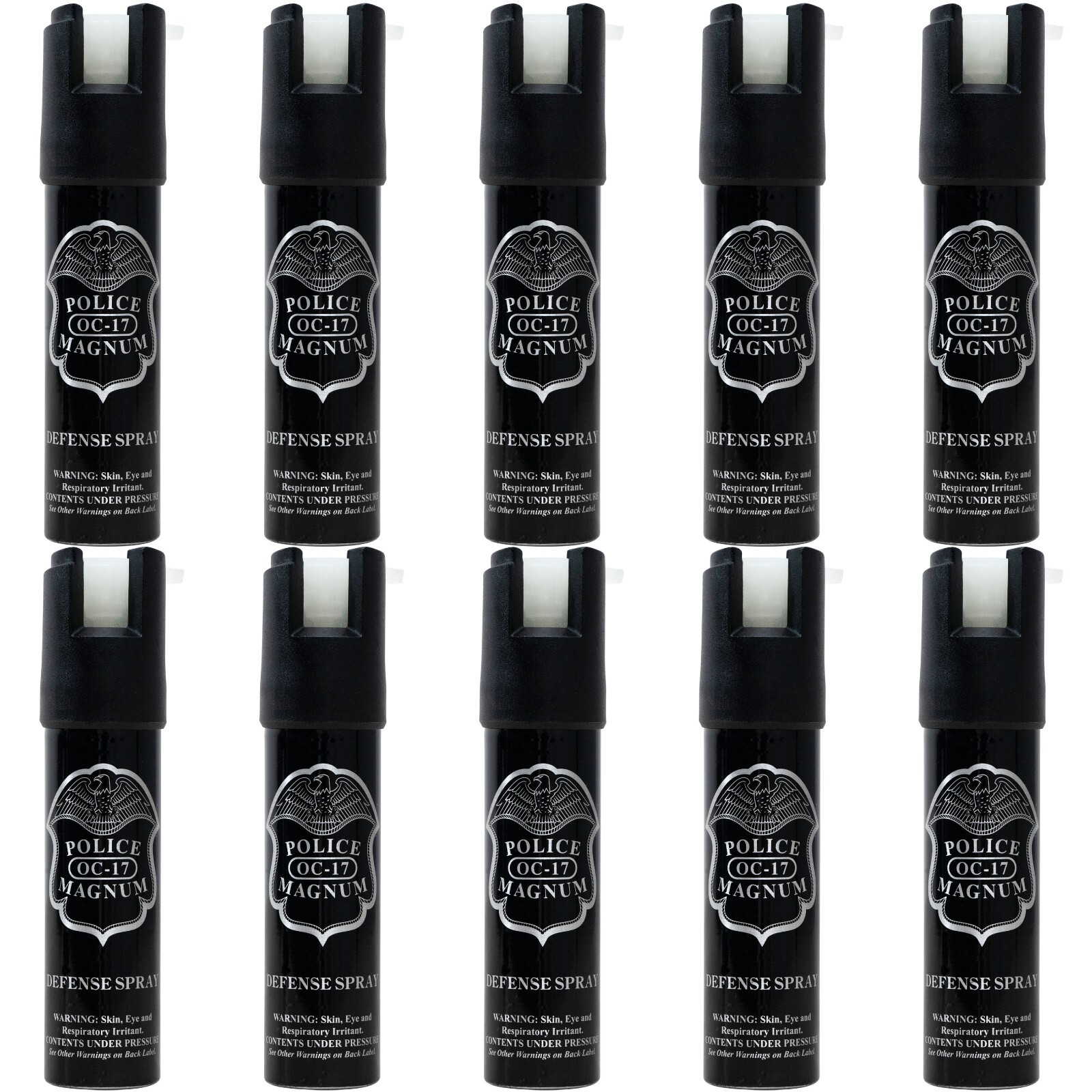 10 Police Magnum pepper spray .75oz GID safety self defense security protection