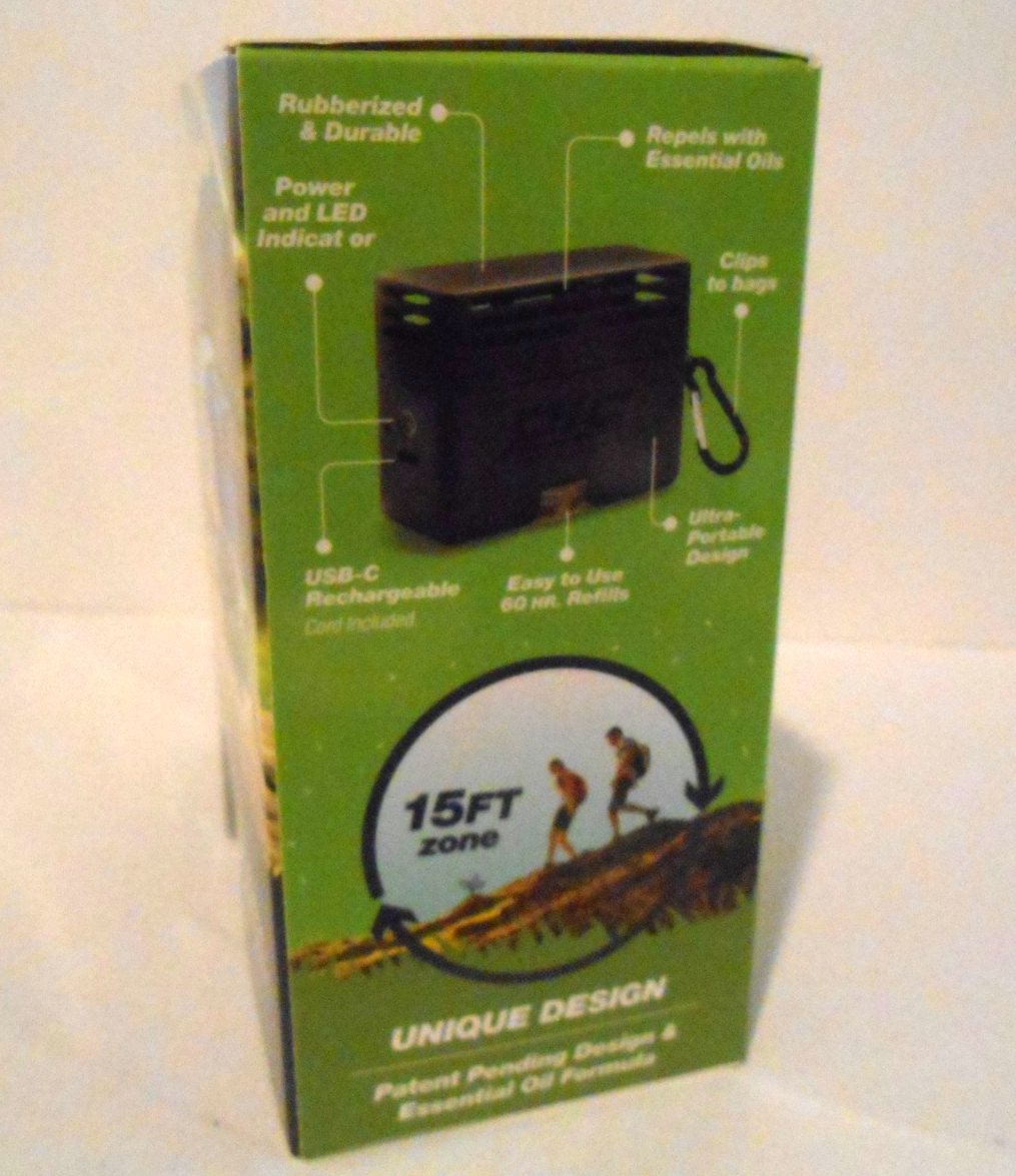 PIC PORTABLE MOSQUITO REPELLENT 60 HOUR 15FT ZONE plus REFILL ~ NEW
