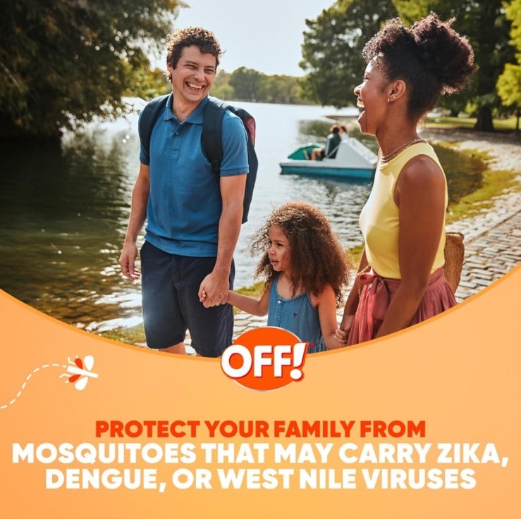 4 CANS OFF! Family Care Insect Repellent Smooth & Dry 8oz Mosquito, Tick