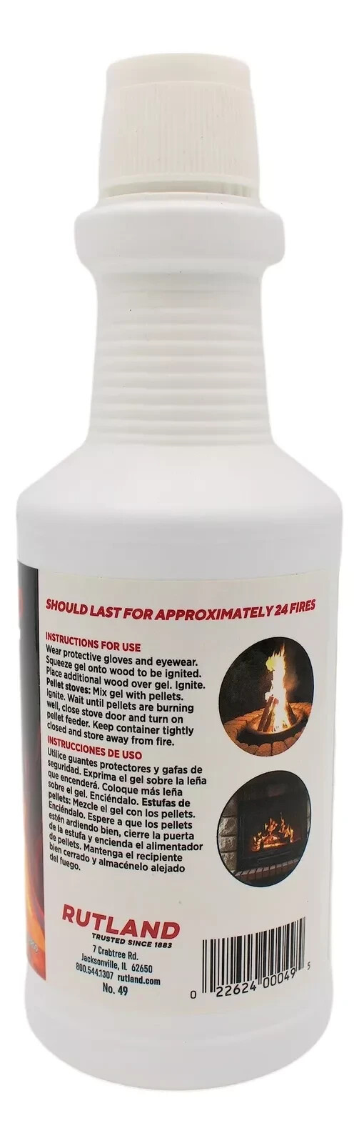One Match Fire Starter Gel 16 fl. oz Rutland