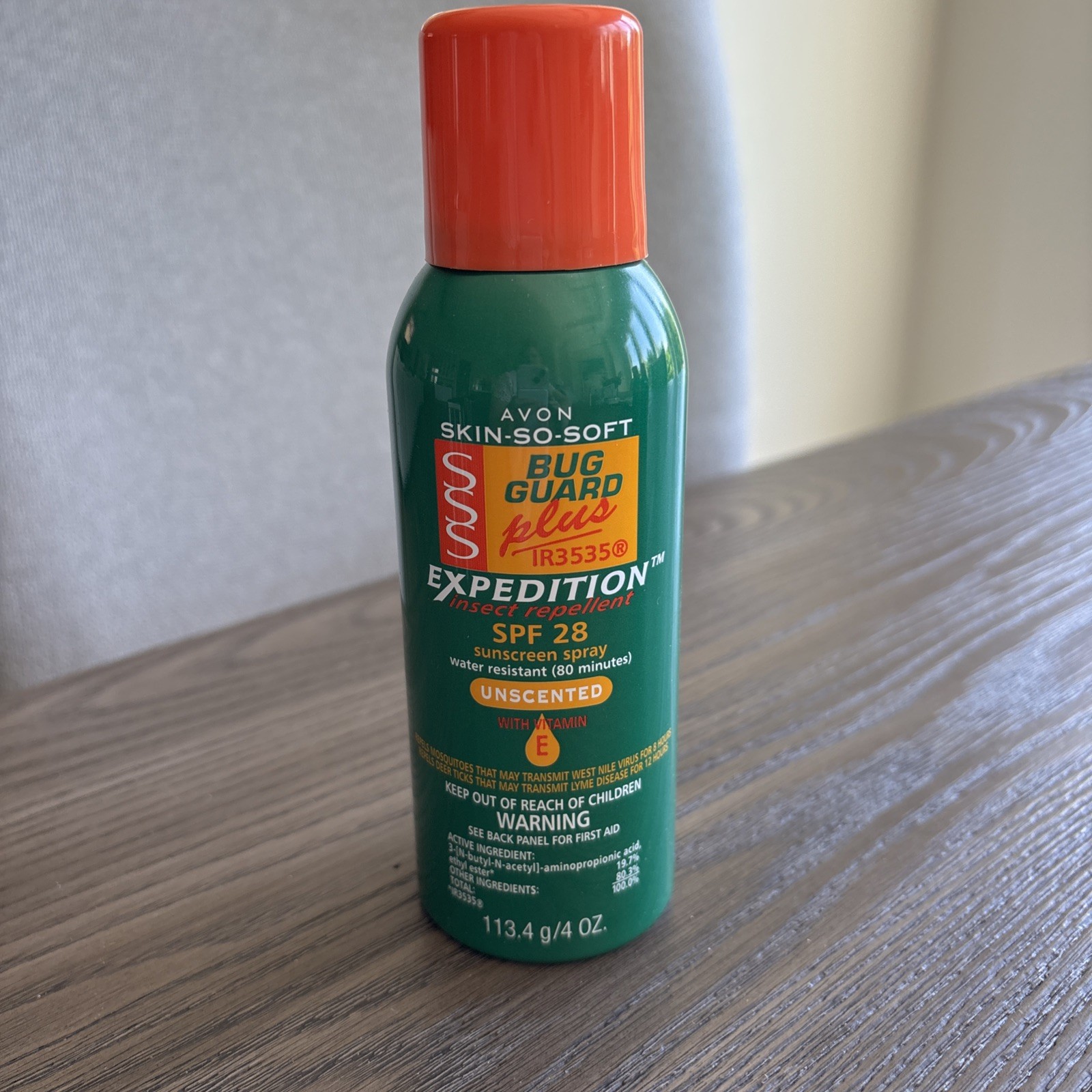 Avon Skin So Soft Bug Guard Plus Expedition SPF 28 Unscented 4 Oz NEW Exp 8/27