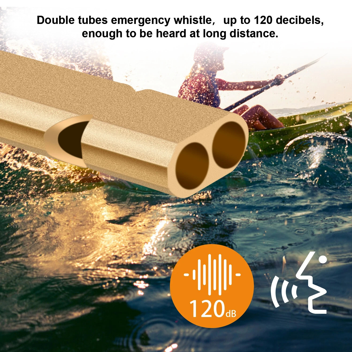 10 Pcs 120db Loud Emergency Survival SOS Whistle Camping Hiking Keychain Outdoor