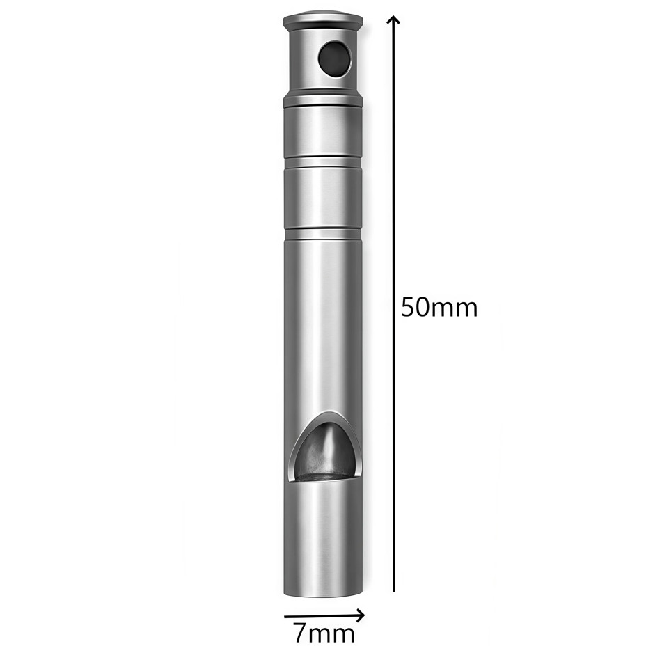 Titanium Emergency Survival Whsitle 120dB Pea-Free Ultralight Outdoor Safety