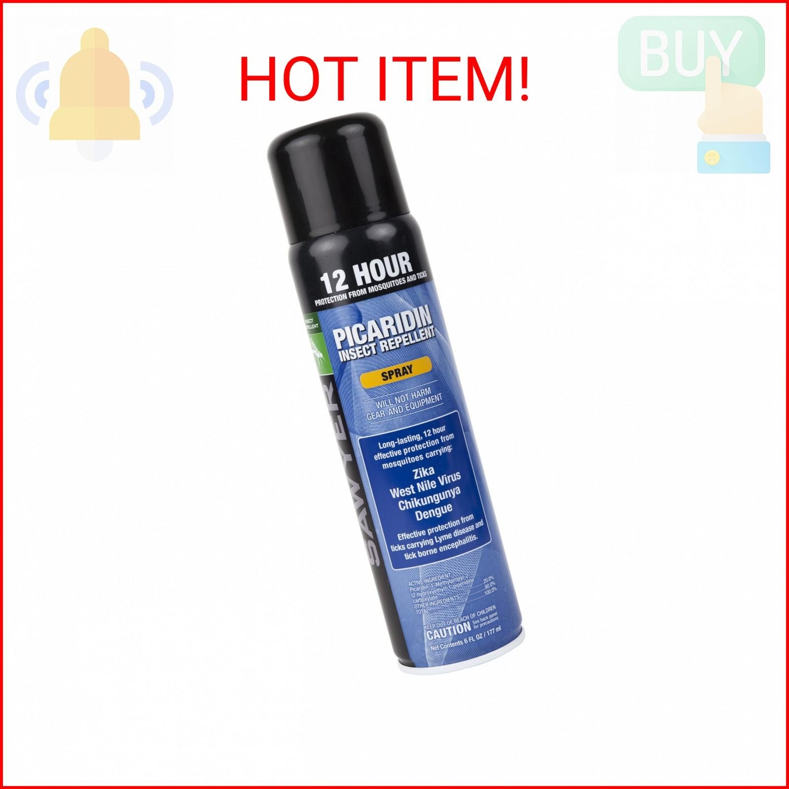 Sawyer Products Sp576 20% Picaridin Insect Repellent, Continuous Spray, 6-ounce