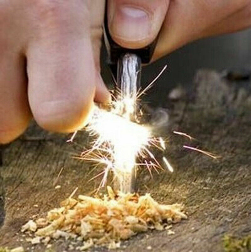 40pcs Huge Ferrocerium Ferro Flint Fire Starter Survival Magnesium Rod Lighter