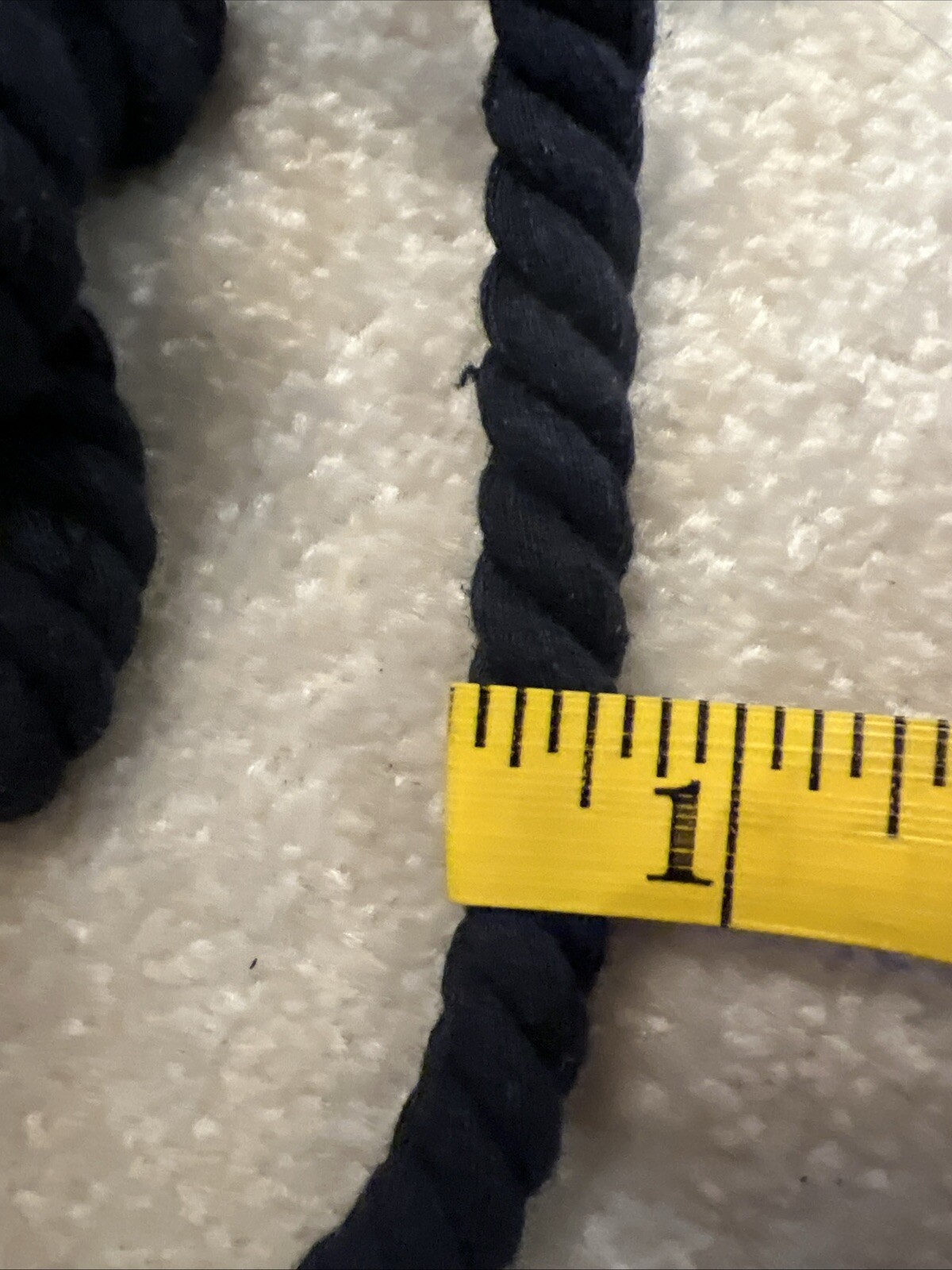 West Coast Paracord 100 Feet x 5/8 Inches Diameter Navy Twisted Cotton Rope