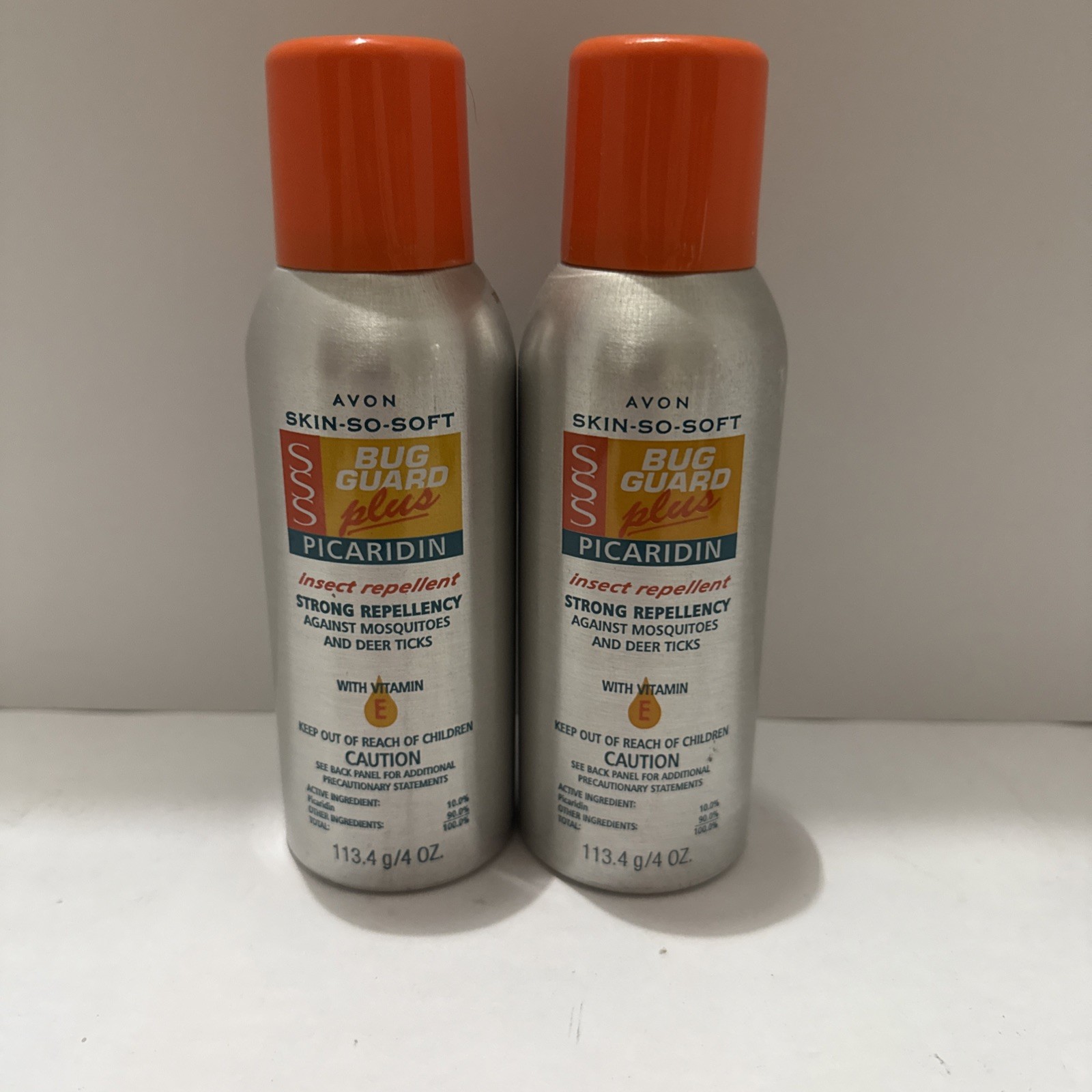 Lot Of 2 – Avon Skin So Soft Bug Guard Picaridin Insect Repellant Aerosol Spray