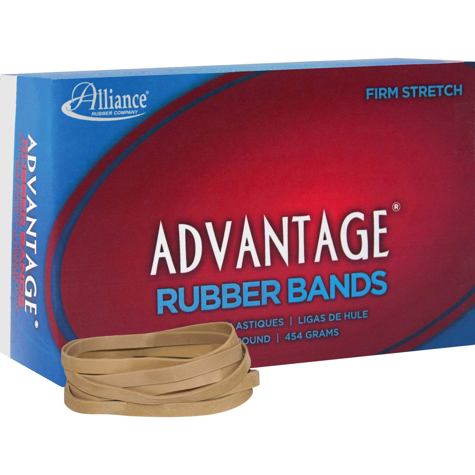 Alliance Rubber Advantage Bands #64-1 Pound Box 26645, Tan #64,
