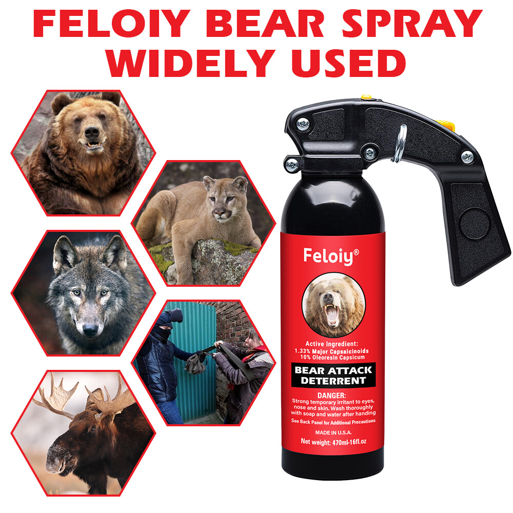 Feloiy Pepper Self Defense Spray Holster – 16 oz