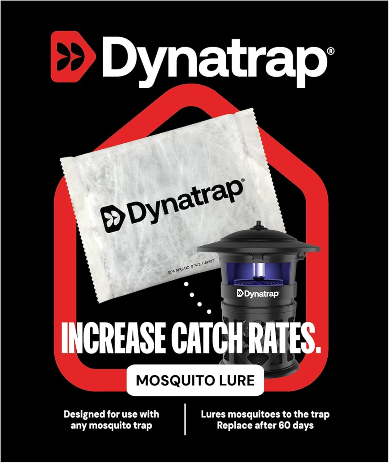 DynaTrap 100611 Atrakta Mosquito Lure Sachet for Any Insect White