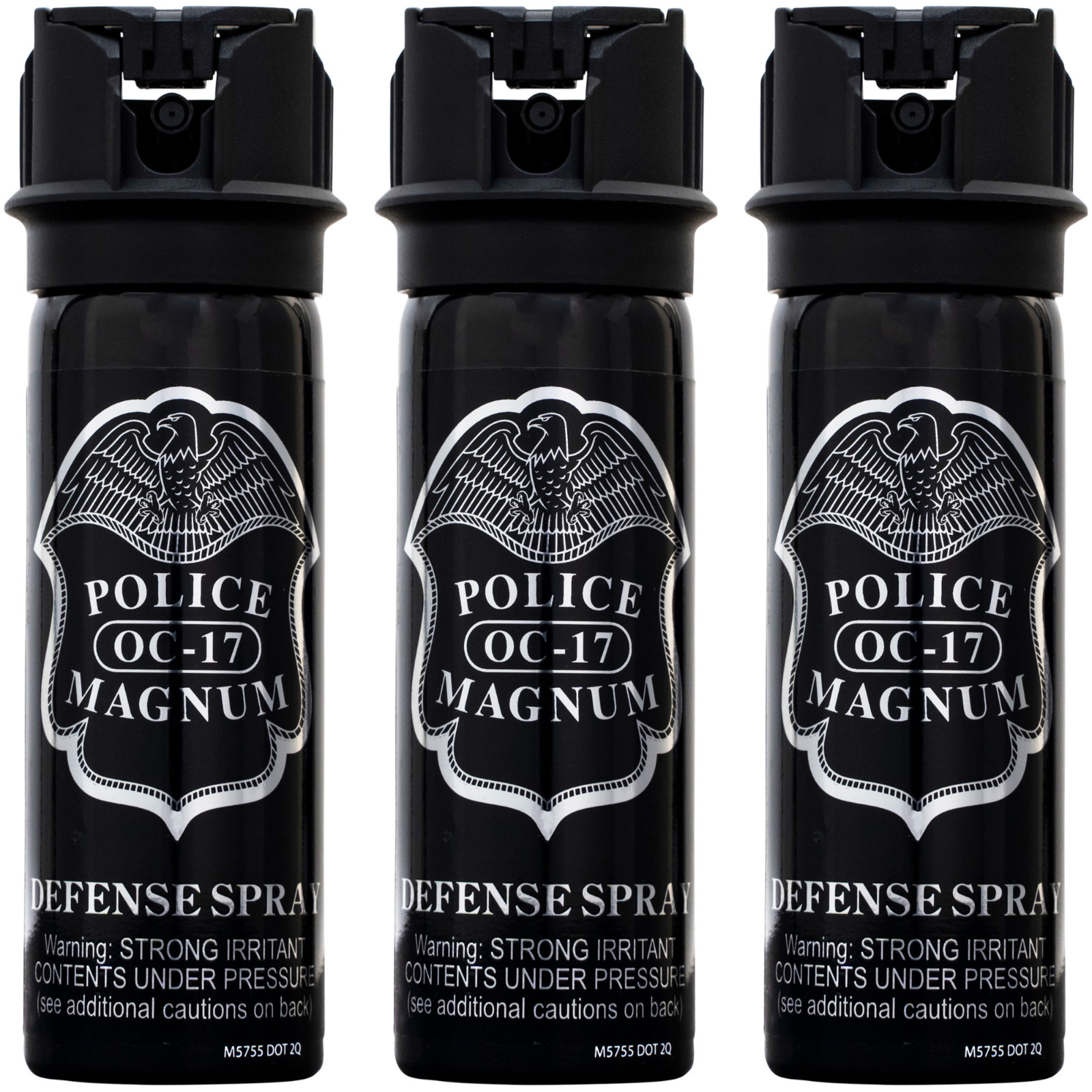 Police Magnum pepper spray USA self defense maximum strength 3 pack 3oz Flip Top