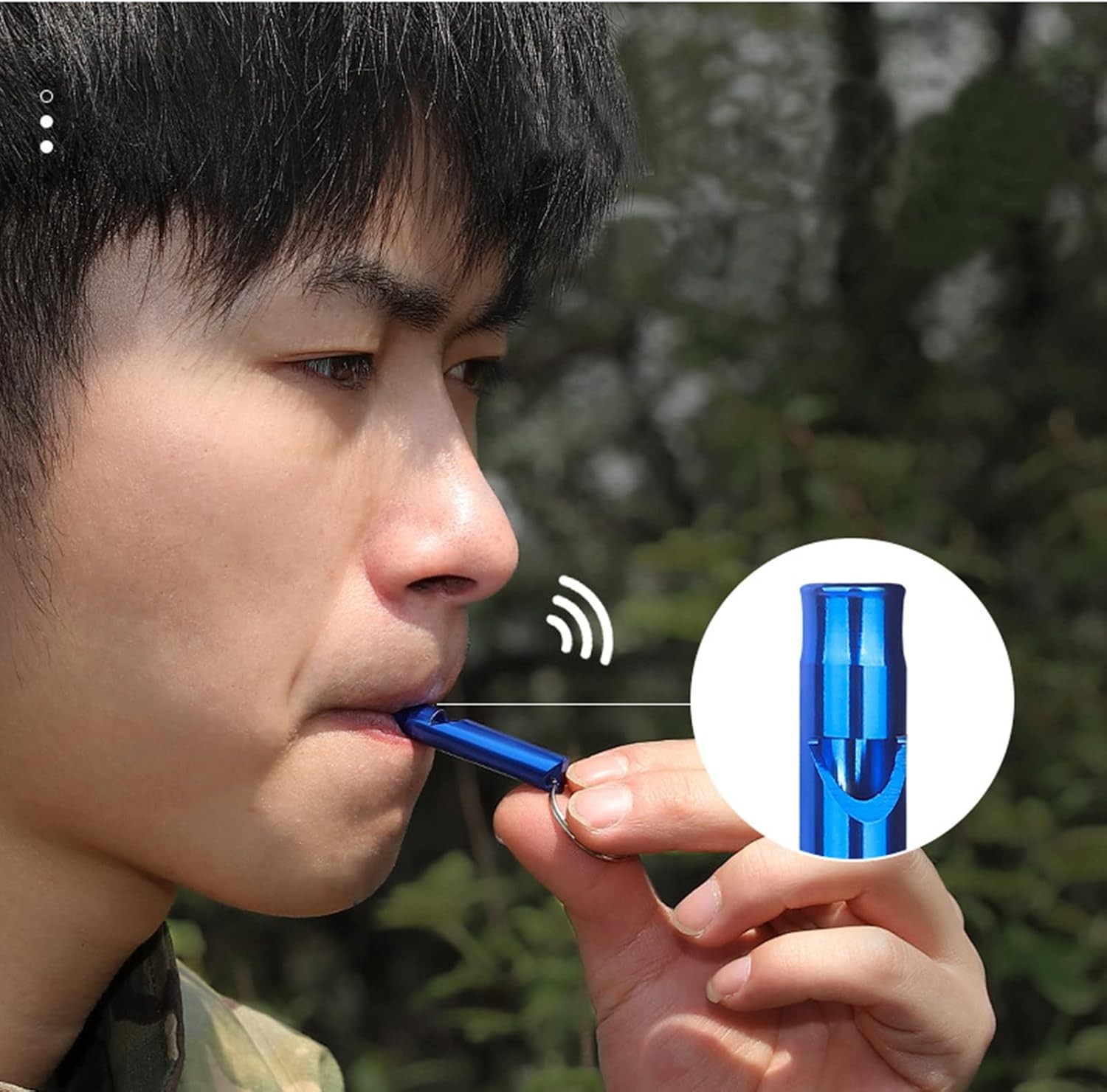 50 Pieces Emergency Whistle with Keychain Aluminum Whistle Survival Whistle …