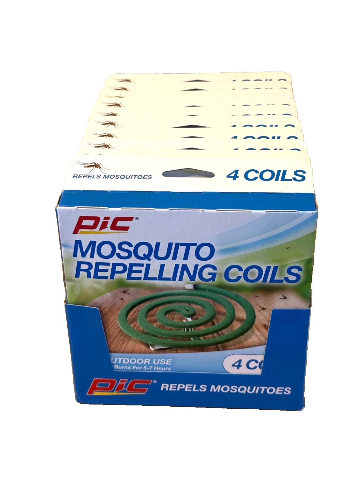 Lot Of 12- Pic Mosquito Repelling Coils 4 Coils Each Pack Total 48 Coils
