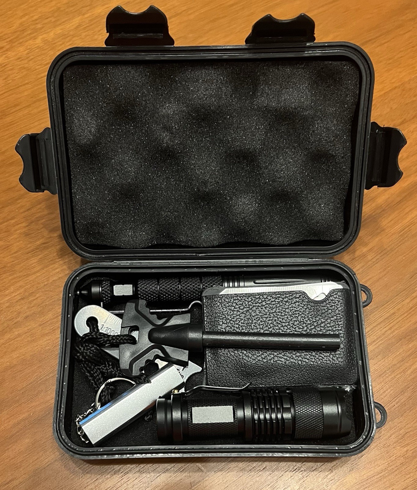 NEW! – Stealth Angel 9 in 1 Survival/Tactical Kit – Black