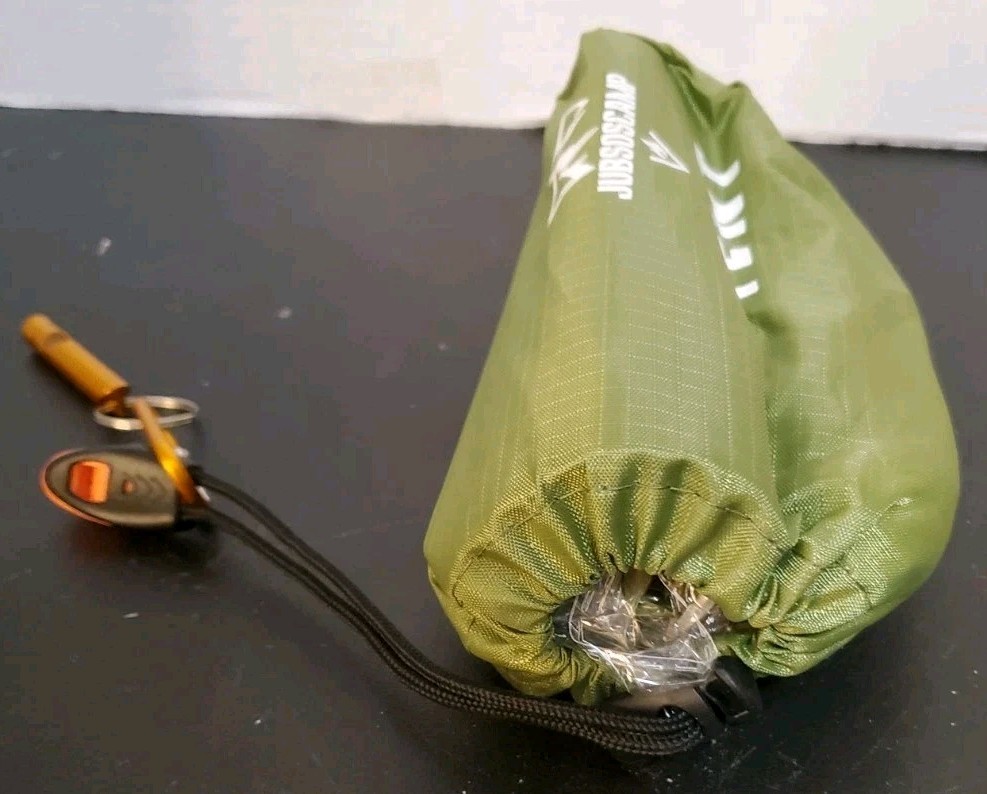 Emergency Shelter Thermal Survival Tent 2 Person Water Wind Proof + Storage Bag