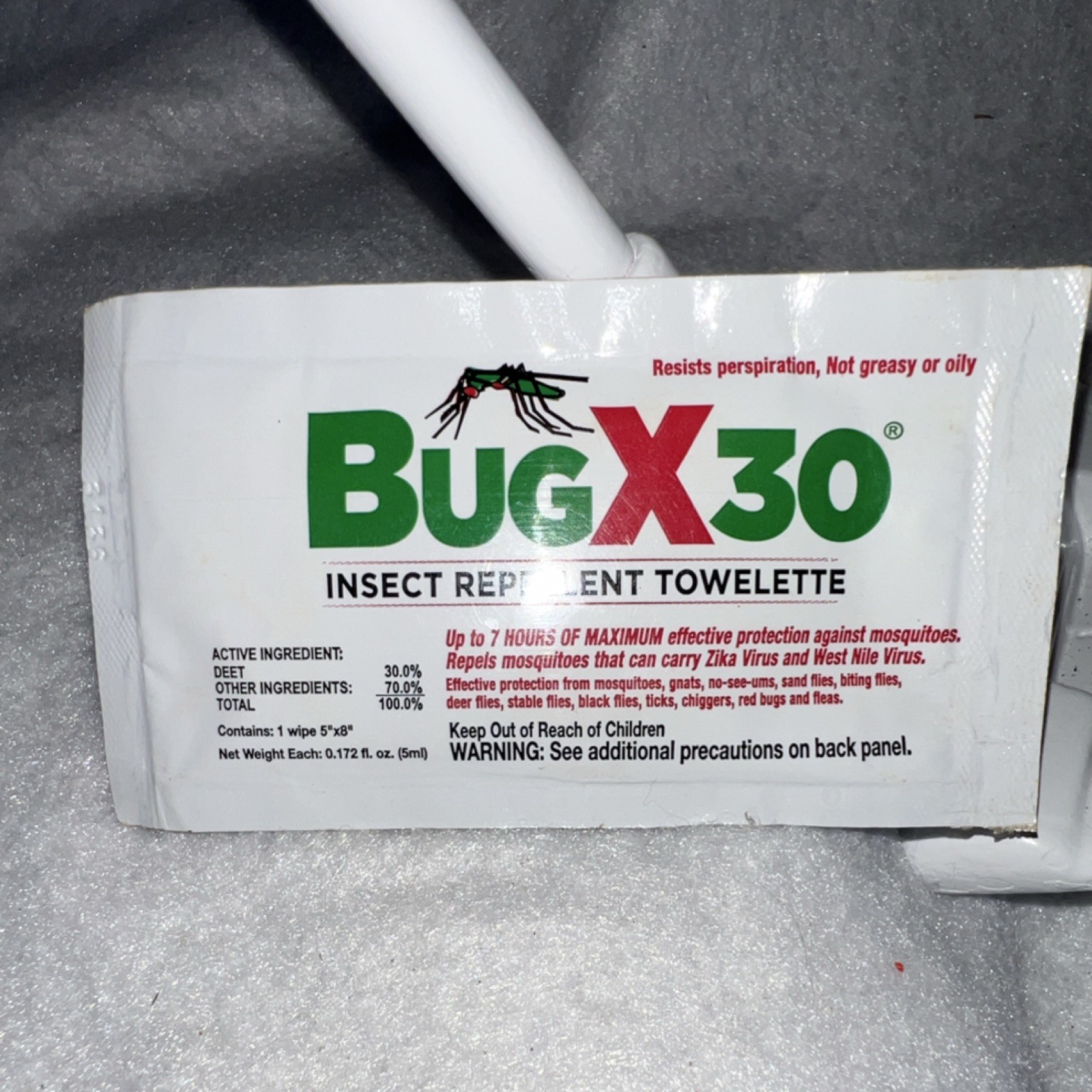 BugX30 Insect Repellent Bug & Fly 7 Hrs Protection & SPF 30 Sunscreen samples