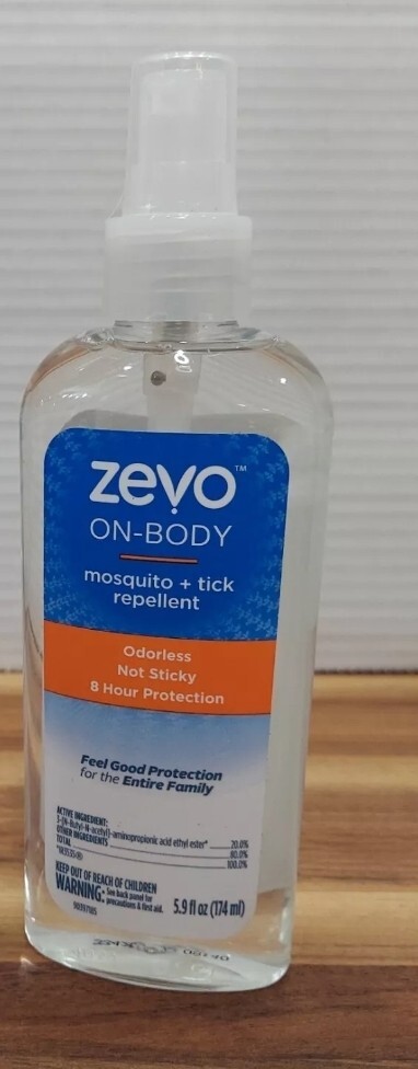 Zevo On Body Mosquito and Tick Repellent Bug Spray Pump Spray