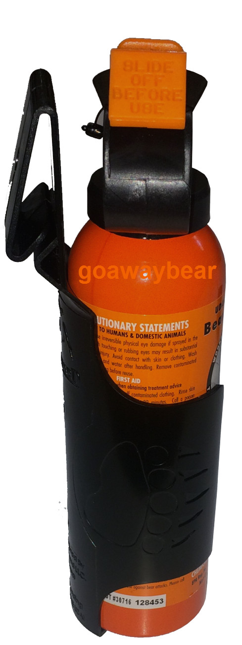 Lot of 2 – UDAP Pepper Power Bear Spray Repellant w/ Griz Guard Holster
